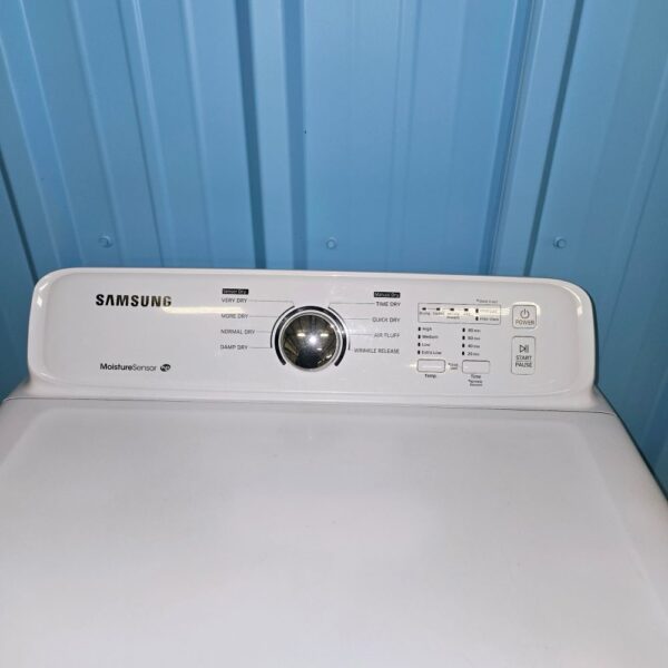 Samsung 27 Inch 7.2 cu. ft. Electric Dryer with 8 Dry Cycles - Image 4